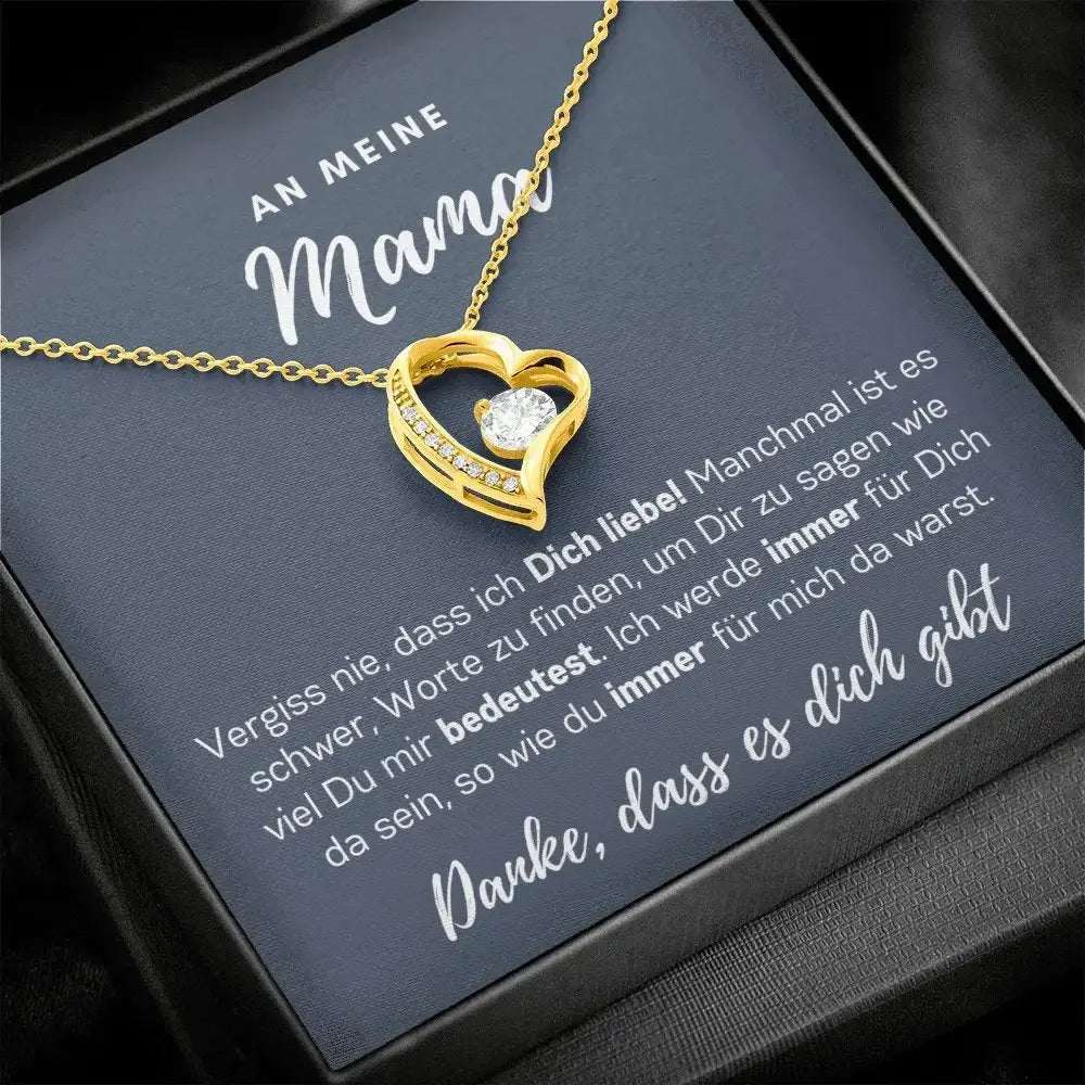 To My Mom Gift Necklace Women Mother Girls Love Heart Necklaces Party New Fashion Jewelry with Box Dropshiping