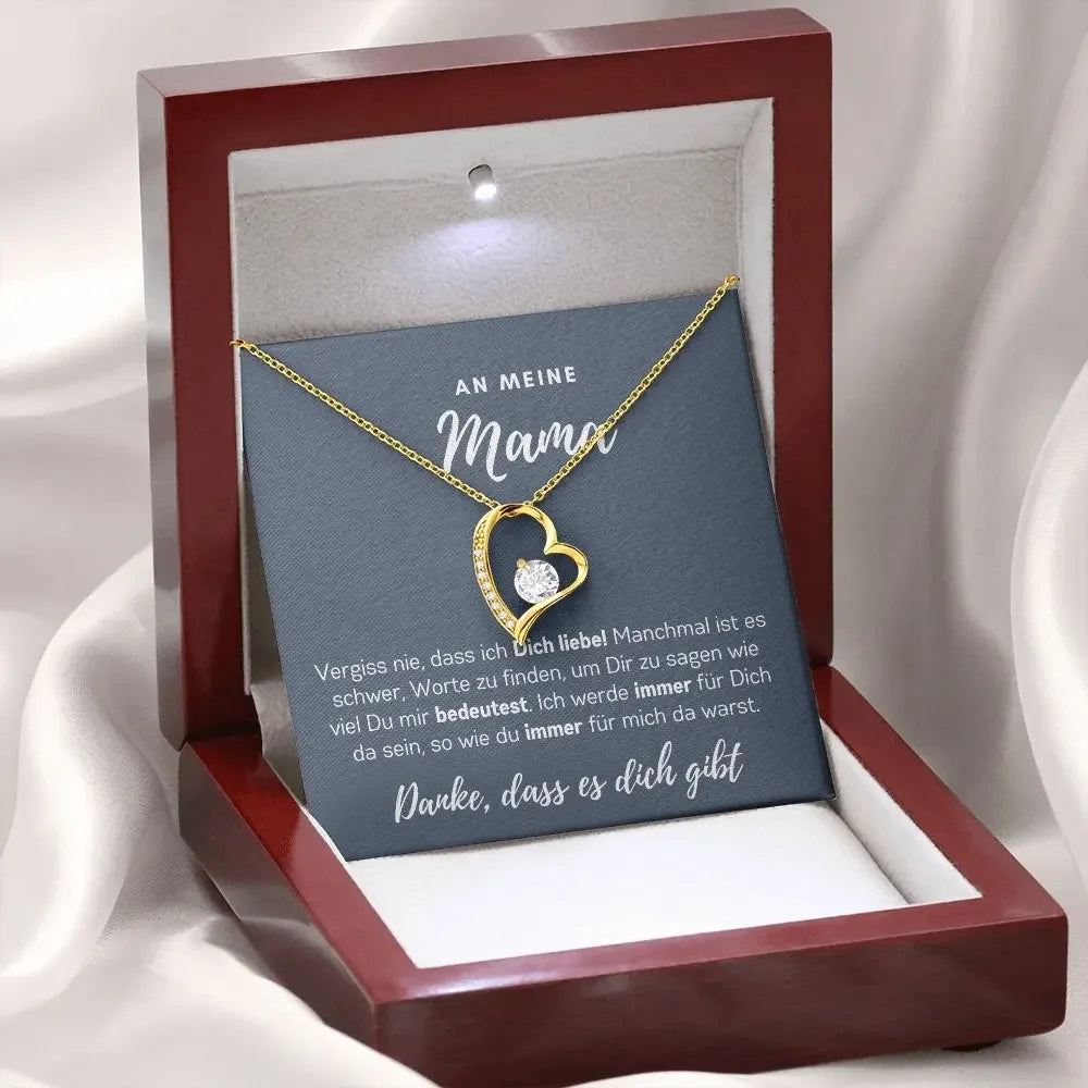 To My Mom Gift Necklace Women Mother Girls Love Heart Necklaces Party New Fashion Jewelry with Box Dropshiping