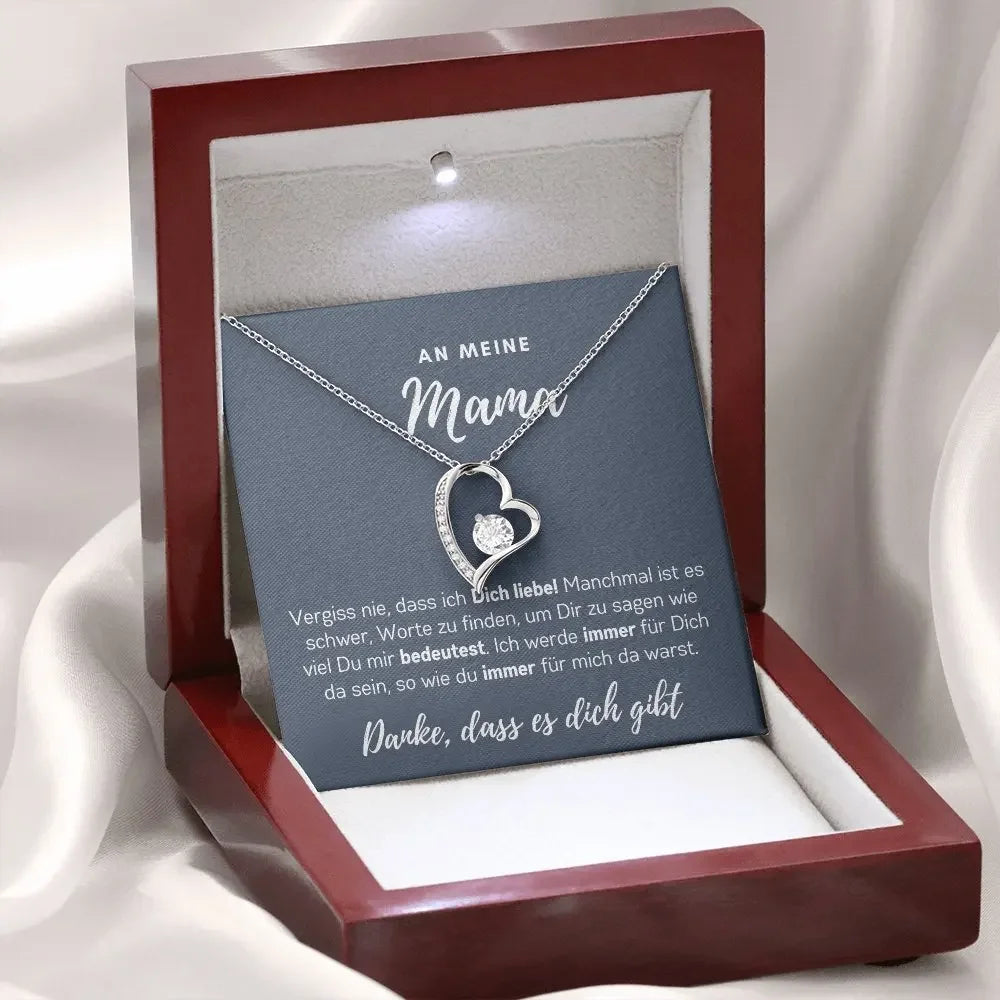 To My Mom Gift Necklace Women Mother Girls Love Heart Necklaces Party New Fashion Jewelry with Box Dropshiping