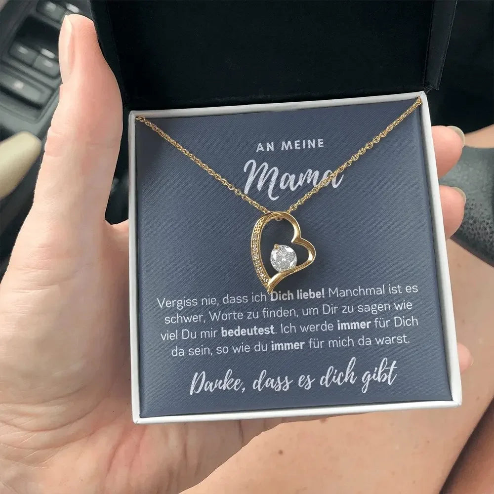 To My Mom Gift Necklace Women Mother Girls Love Heart Necklaces Party New Fashion Jewelry with Box Dropshiping