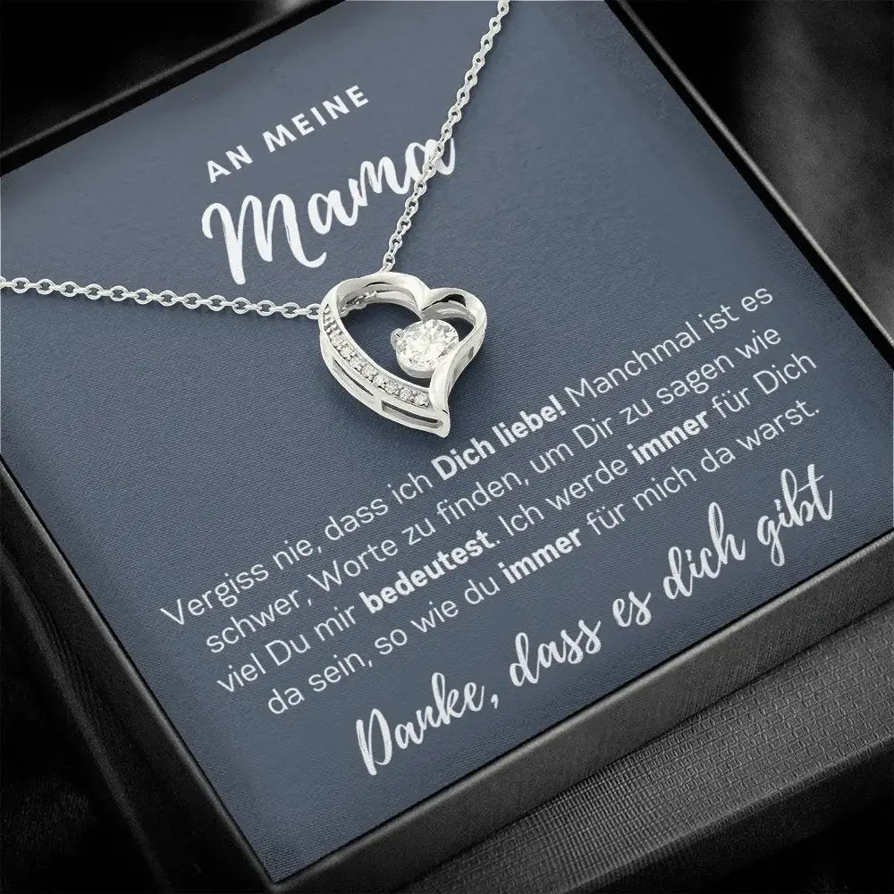 To My Mom Gift Necklace Women Mother Girls Love Heart Necklaces Party New Fashion Jewelry with Box Dropshiping